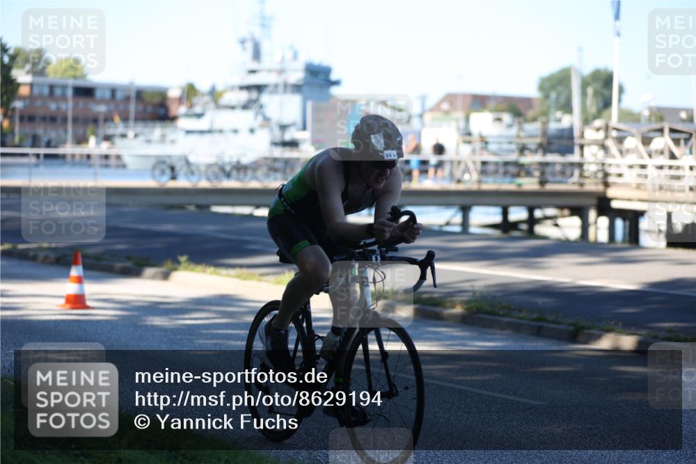 17.08.2025 - KN Förde Triathlon 2025 Yannick Fuchs http://msf.ph/oto/8629194 17.08.2025 15:36:22 Radfahren 34 meine-sportfotos.de