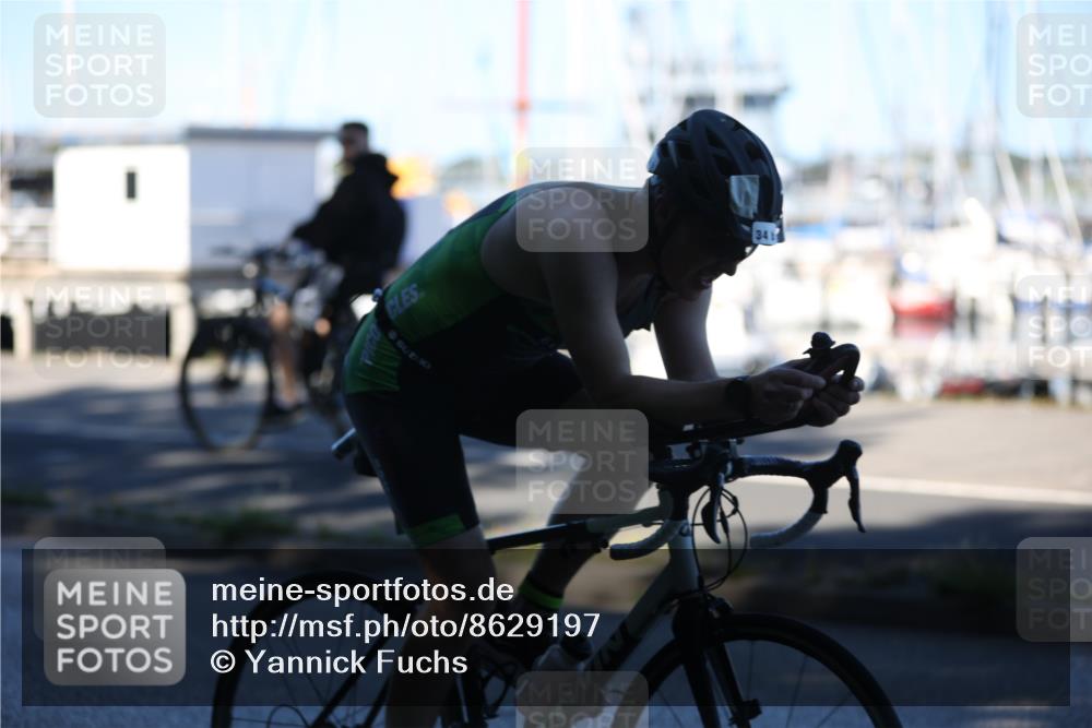 17.08.2025 - KN Förde Triathlon 2025 Yannick Fuchs http://msf.ph/oto/8629197 17.08.2025 15:36:23 Radfahren 34 meine-sportfotos.de