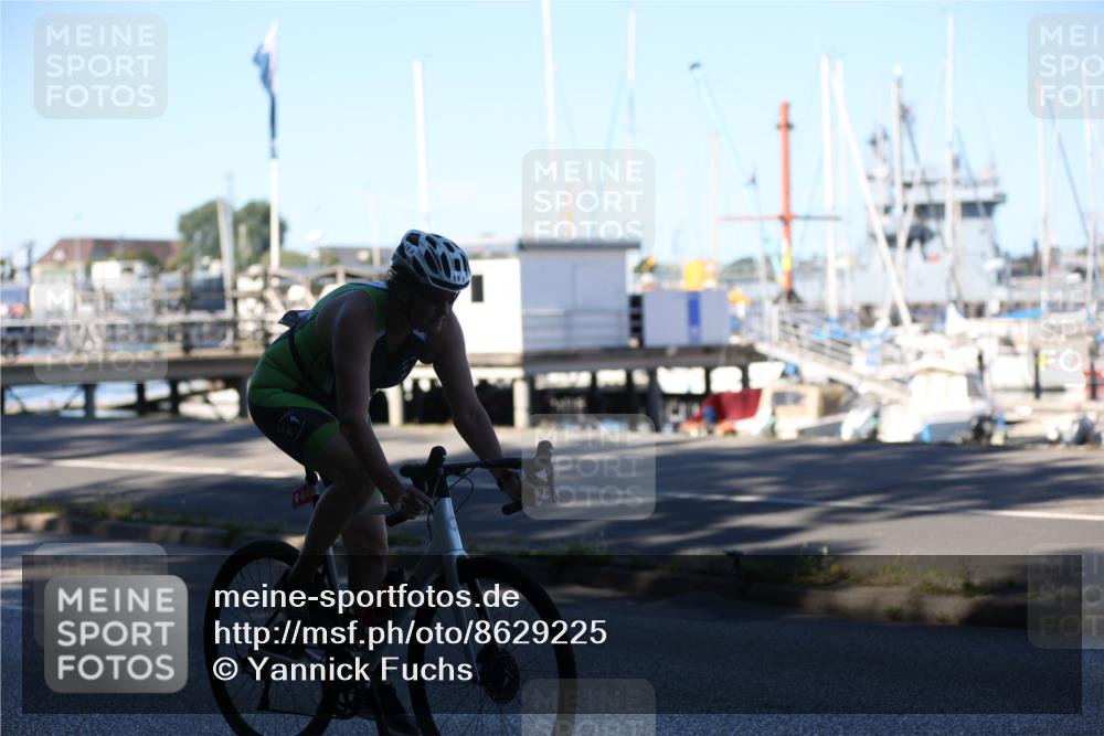 17.08.2025 - KN Förde Triathlon 2025 Yannick Fuchs http://msf.ph/oto/8629225 17.08.2025 15:40:27 Radfahren  meine-sportfotos.de