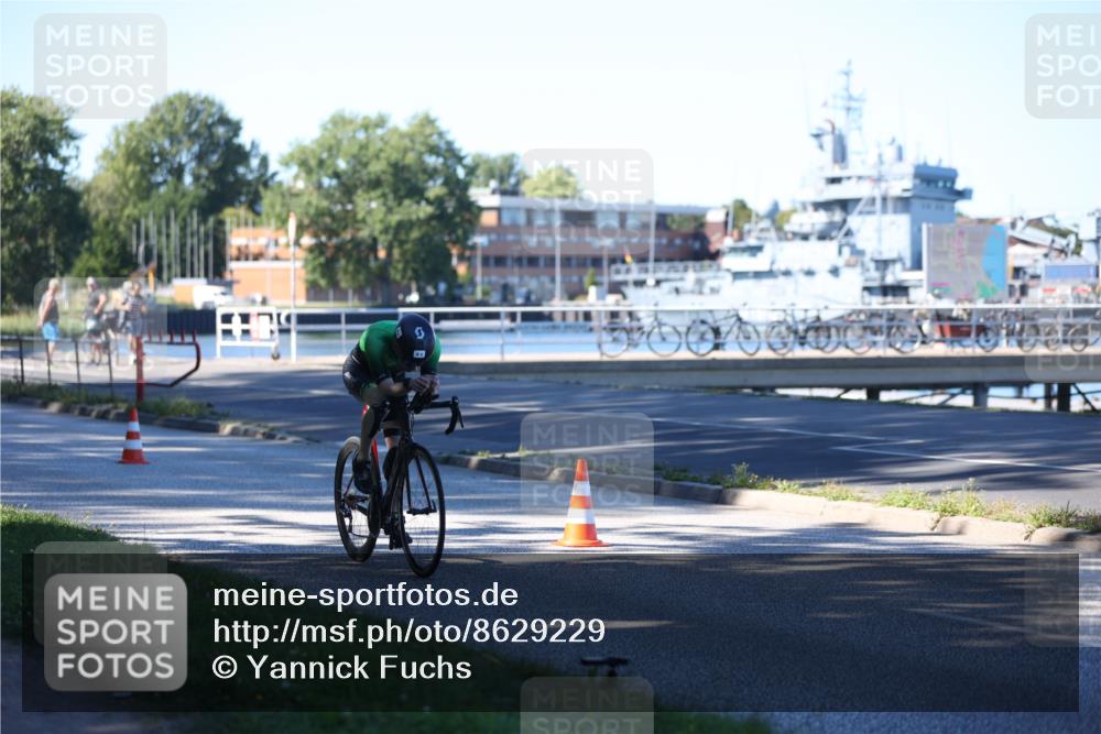 17.08.2025 - KN Förde Triathlon 2025 Yannick Fuchs http://msf.ph/oto/8629229 17.08.2025 15:40:55 Radfahren  meine-sportfotos.de