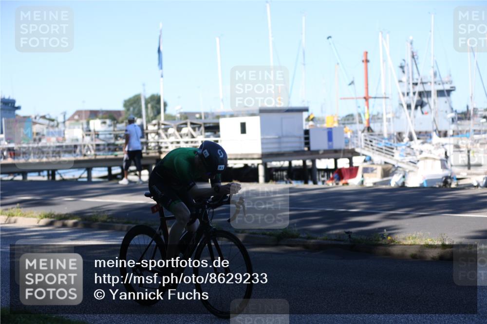 17.08.2025 - KN Förde Triathlon 2025 Yannick Fuchs http://msf.ph/oto/8629233 17.08.2025 15:40:56 Radfahren  meine-sportfotos.de