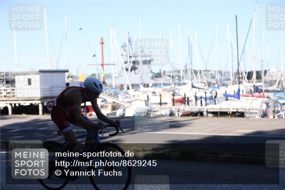 17.08.2025 - KN Förde Triathlon 2025 Yannick Fuchs http://msf.ph/oto/8629245 17.08.2025 15:41:43 Radfahren  meine-sportfotos.de