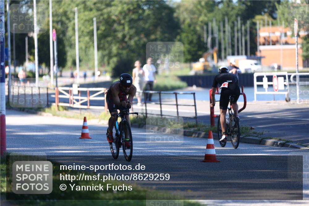 17.08.2025 - KN Förde Triathlon 2025 Yannick Fuchs http://msf.ph/oto/8629259 17.08.2025 15:45:08 Radfahren  meine-sportfotos.de