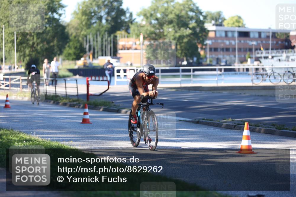 17.08.2025 - KN Förde Triathlon 2025 Yannick Fuchs http://msf.ph/oto/8629262 17.08.2025 15:45:09 Radfahren 26 meine-sportfotos.de