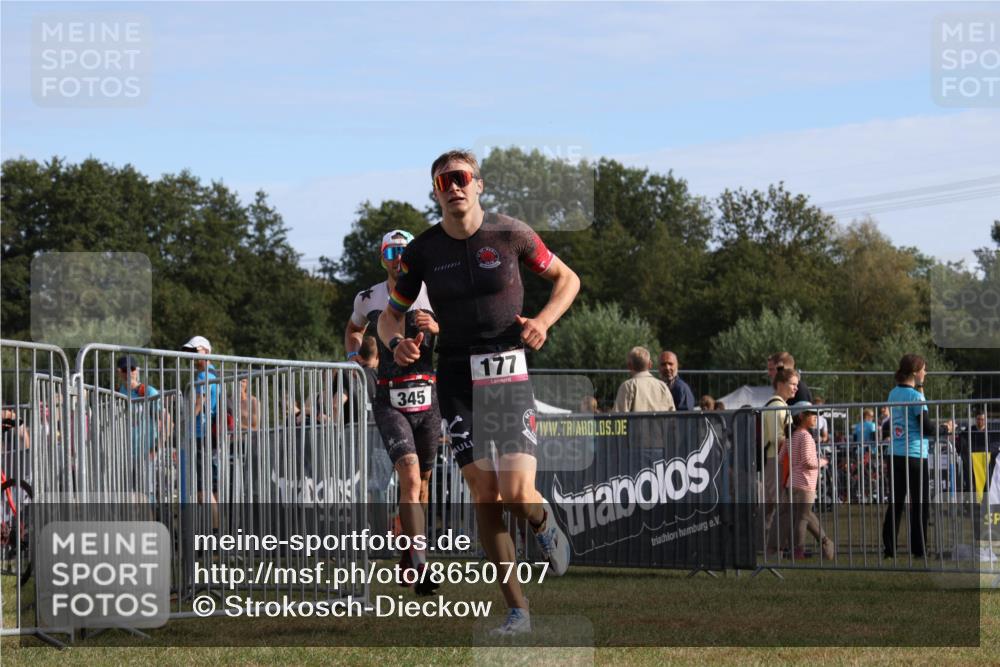 31.08.2025 - Elbe Triathlon Hamburg Strokosch-Dieckow http://msf.ph/oto/8650707 31.08.2025 09:38:09 Laufen 345, 177 meine-sportfotos.de