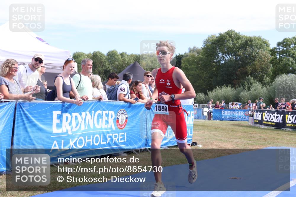 31.08.2025 - Elbe Triathlon Hamburg Strokosch-Dieckow http://msf.ph/oto/8654730 31.08.2025 11:41:00 Ziel 765, 1599, 1601 meine-sportfotos.de