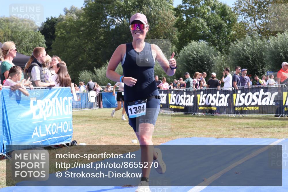 31.08.2025 - Elbe Triathlon Hamburg Strokosch-Dieckow http://msf.ph/oto/8655270 31.08.2025 11:46:30 Ziel 1297, 1384 meine-sportfotos.de