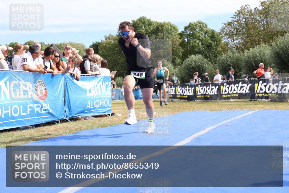 31.08.2025 - Elbe Triathlon Hamburg Strokosch-Dieckow http://msf.ph/oto/8655349 31.08.2025 11:47:25 Ziel 446, 487, 1308, 1480, 1608 meine-sportfotos.de