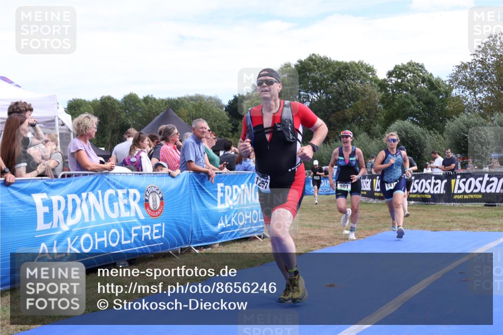 31.08.2025 - Elbe Triathlon Hamburg Strokosch-Dieckow http://msf.ph/oto/8656246 31.08.2025 12:00:37 Ziel 901, 1257, 1386, 1416, 1537 meine-sportfotos.de