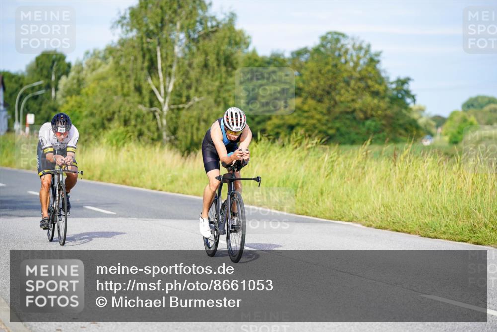 31.08.2025 - Elbe Triathlon Hamburg Michael Burmester http://msf.ph/oto/8661053 31.08.2025 08:57:15 Radfahren 185, 246, 298, 309, 348 meine-sportfotos.de