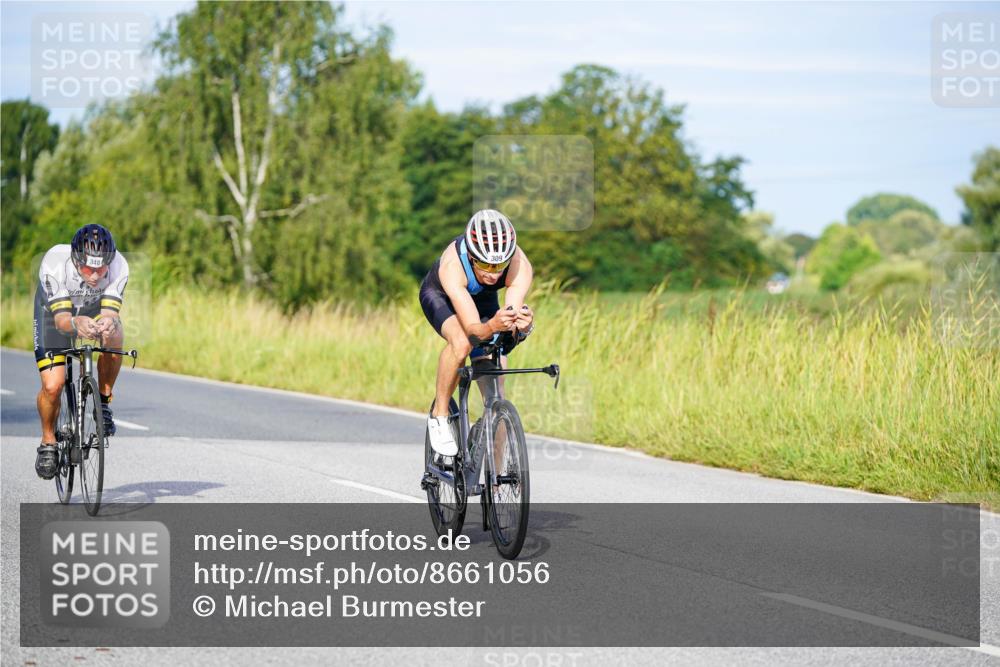 31.08.2025 - Elbe Triathlon Hamburg Michael Burmester http://msf.ph/oto/8661056 31.08.2025 08:57:15 Radfahren 185, 246, 298, 309, 348 meine-sportfotos.de
