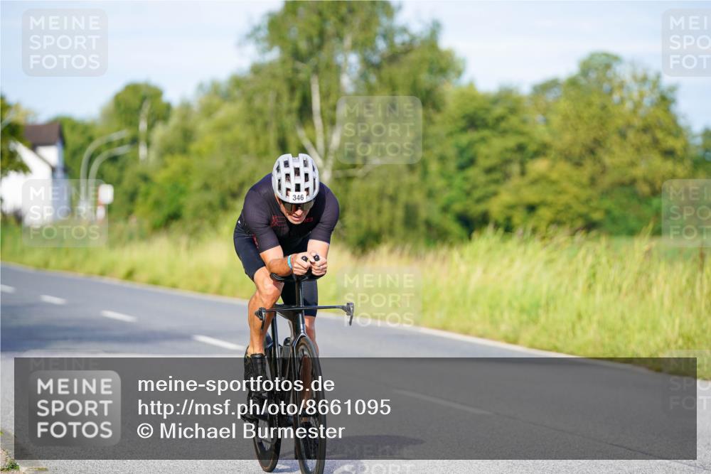 31.08.2025 - Elbe Triathlon Hamburg Michael Burmester http://msf.ph/oto/8661095 31.08.2025 08:57:28 Radfahren 293, 346 meine-sportfotos.de