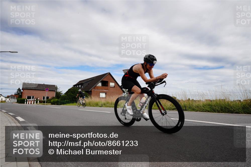 31.08.2025 - Elbe Triathlon Hamburg Michael Burmester http://msf.ph/oto/8661233 31.08.2025 16:00:44 Radfahren  meine-sportfotos.de