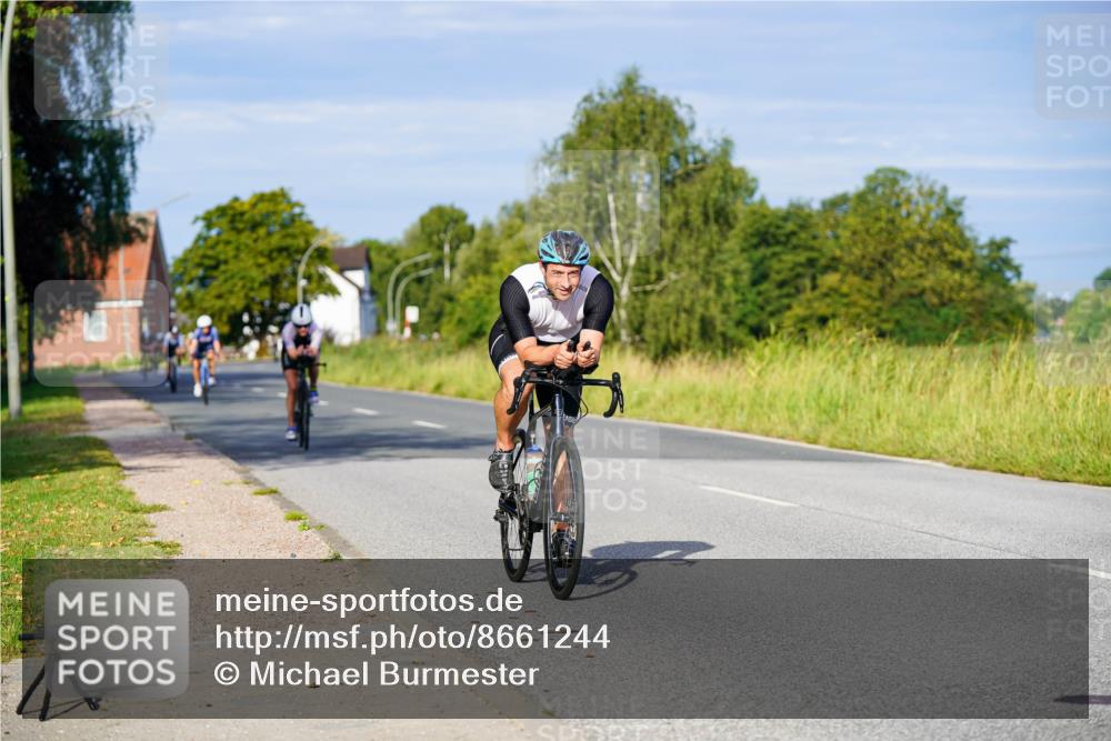 31.08.2025 - Elbe Triathlon Hamburg Michael Burmester http://msf.ph/oto/8661244 31.08.2025 08:58:24 Radfahren 247, 259, 268, 278, 385 meine-sportfotos.de