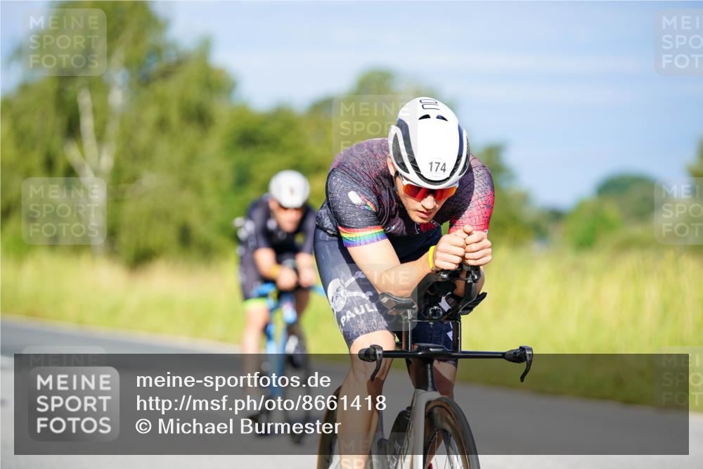 31.08.2025 - Elbe Triathlon Hamburg Michael Burmester http://msf.ph/oto/8661418 31.08.2025 08:59:20 Radfahren 174, 175, 216, 233 meine-sportfotos.de