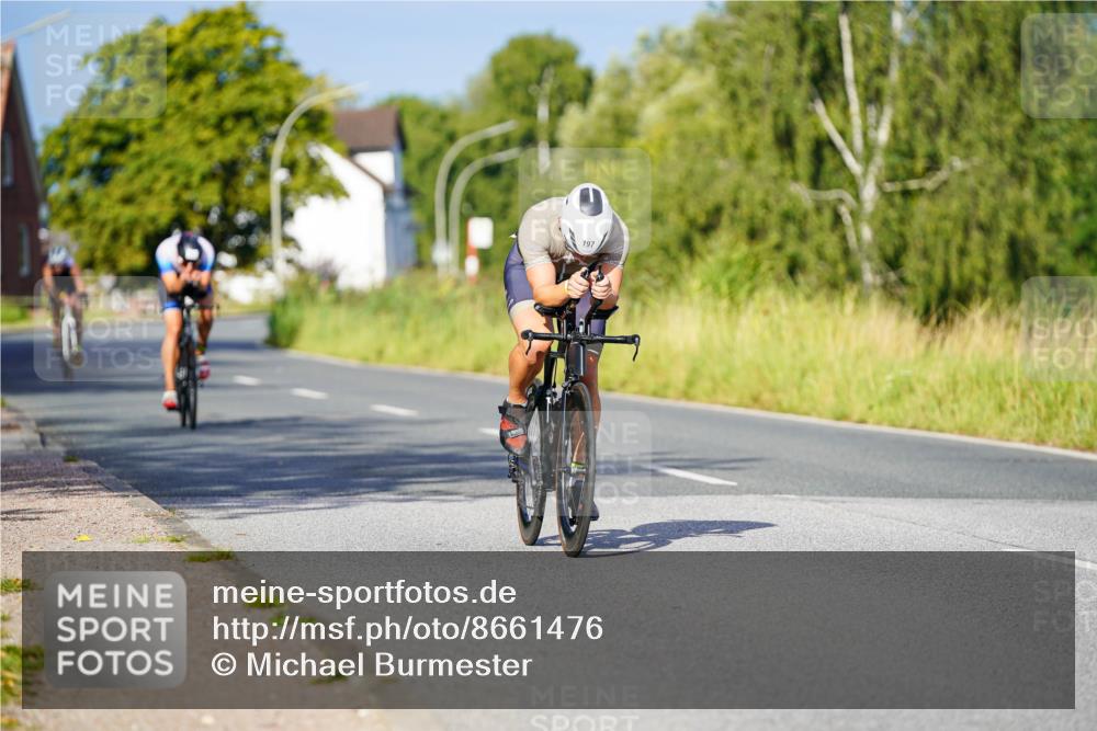 31.08.2025 - Elbe Triathlon Hamburg Michael Burmester http://msf.ph/oto/8661476 31.08.2025 08:59:51 Radfahren 192, 197, 389, 443 meine-sportfotos.de