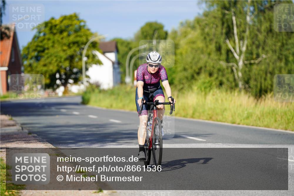 31.08.2025 - Elbe Triathlon Hamburg Michael Burmester http://msf.ph/oto/8661536 31.08.2025 09:00:24 Radfahren 297, 374 meine-sportfotos.de