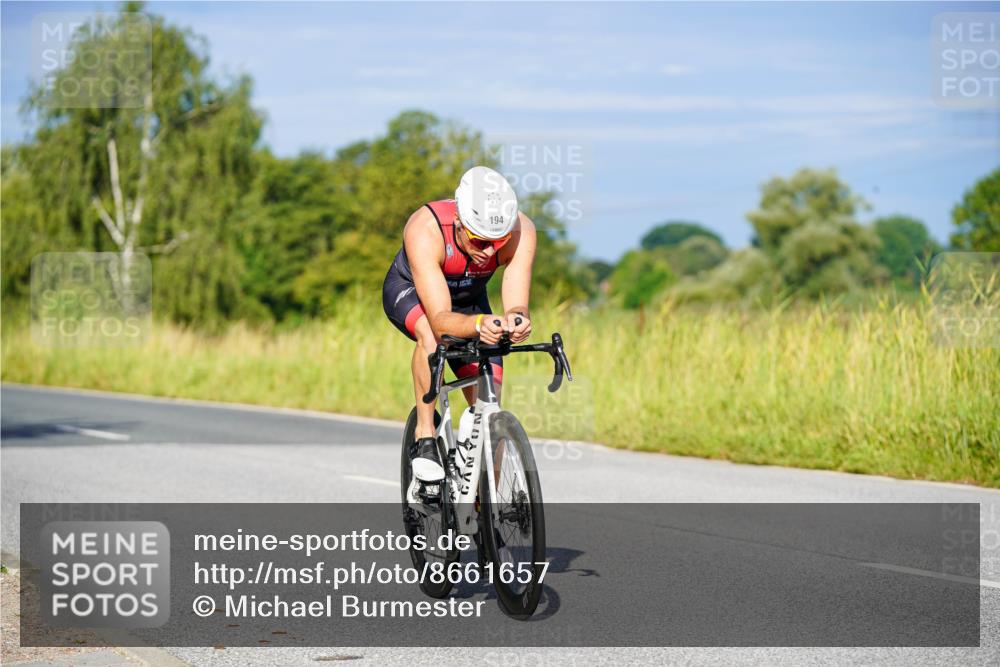 31.08.2025 - Elbe Triathlon Hamburg Michael Burmester http://msf.ph/oto/8661657 31.08.2025 09:01:55 Radfahren 176, 194, 210 meine-sportfotos.de