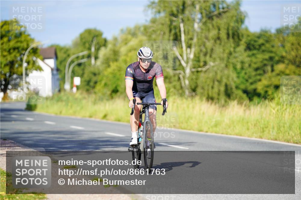 31.08.2025 - Elbe Triathlon Hamburg Michael Burmester http://msf.ph/oto/8661763 31.08.2025 09:02:35 Radfahren 184, 205 meine-sportfotos.de