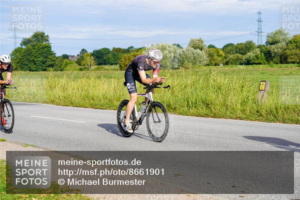 31.08.2025 - Elbe Triathlon Hamburg Michael Burmester http://msf.ph/oto/8661901 31.08.2025 09:04:56 Radfahren 214, 230, 319, 476 meine-sportfotos.de