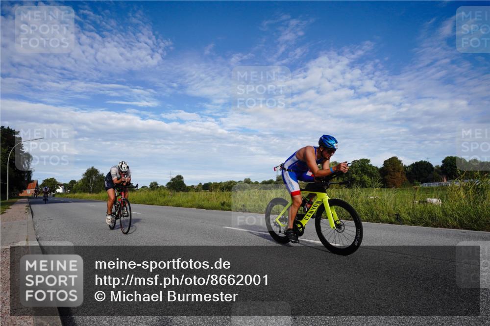 31.08.2025 - Elbe Triathlon Hamburg Michael Burmester http://msf.ph/oto/8662001 31.08.2025 09:13:32 Radfahren 168, 259, 292, 345, 355, 393 meine-sportfotos.de