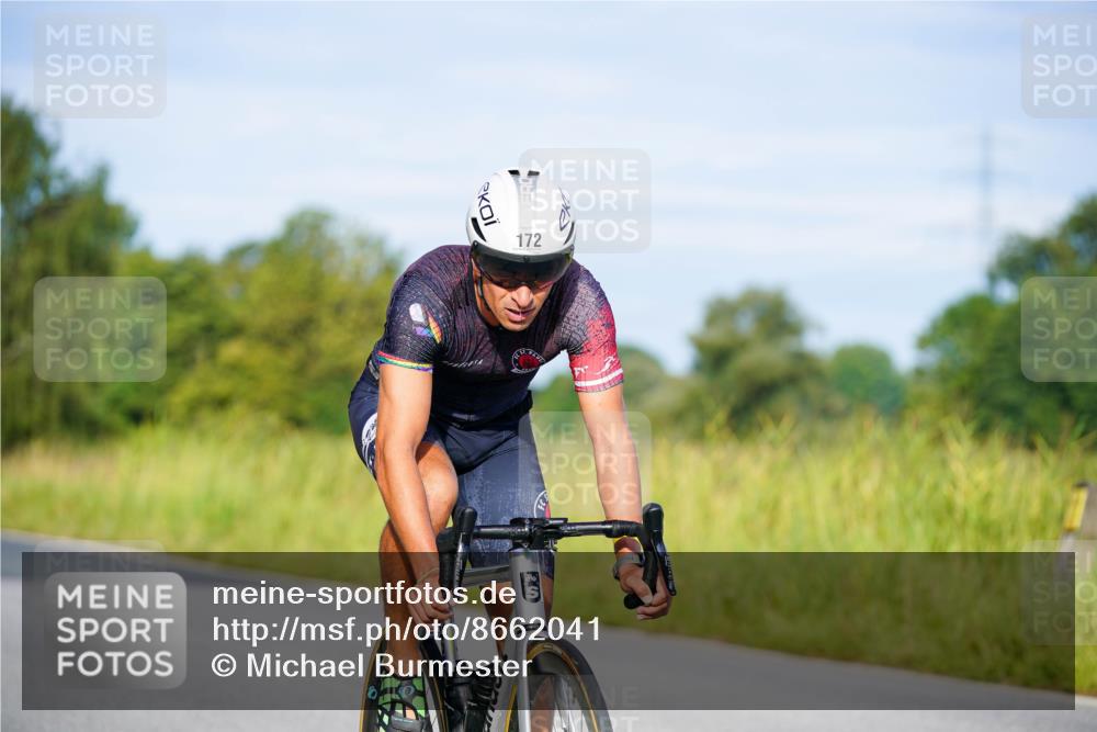 31.08.2025 - Elbe Triathlon Hamburg Michael Burmester http://msf.ph/oto/8662041 31.08.2025 09:06:54 Radfahren 172 meine-sportfotos.de