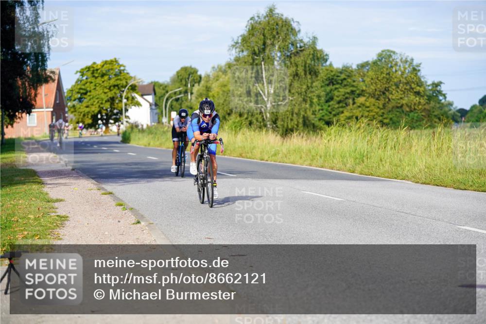 31.08.2025 - Elbe Triathlon Hamburg Michael Burmester http://msf.ph/oto/8662121 31.08.2025 09:07:41 Radfahren 254, 272, 412, 468 meine-sportfotos.de
