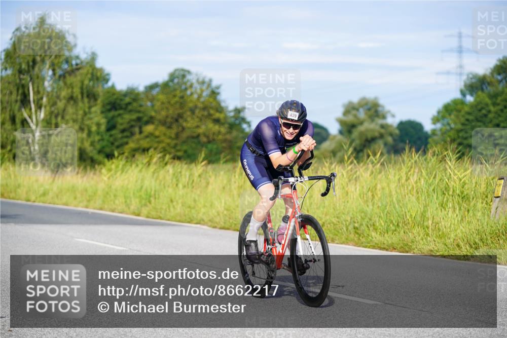 31.08.2025 - Elbe Triathlon Hamburg Michael Burmester http://msf.ph/oto/8662217 31.08.2025 09:08:09 Radfahren 288, 439, 540 meine-sportfotos.de