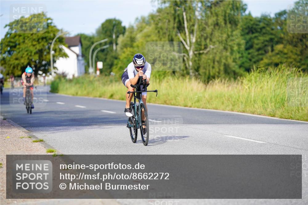 31.08.2025 - Elbe Triathlon Hamburg Michael Burmester http://msf.ph/oto/8662272 31.08.2025 09:08:35 Radfahren 270, 275, 397 meine-sportfotos.de