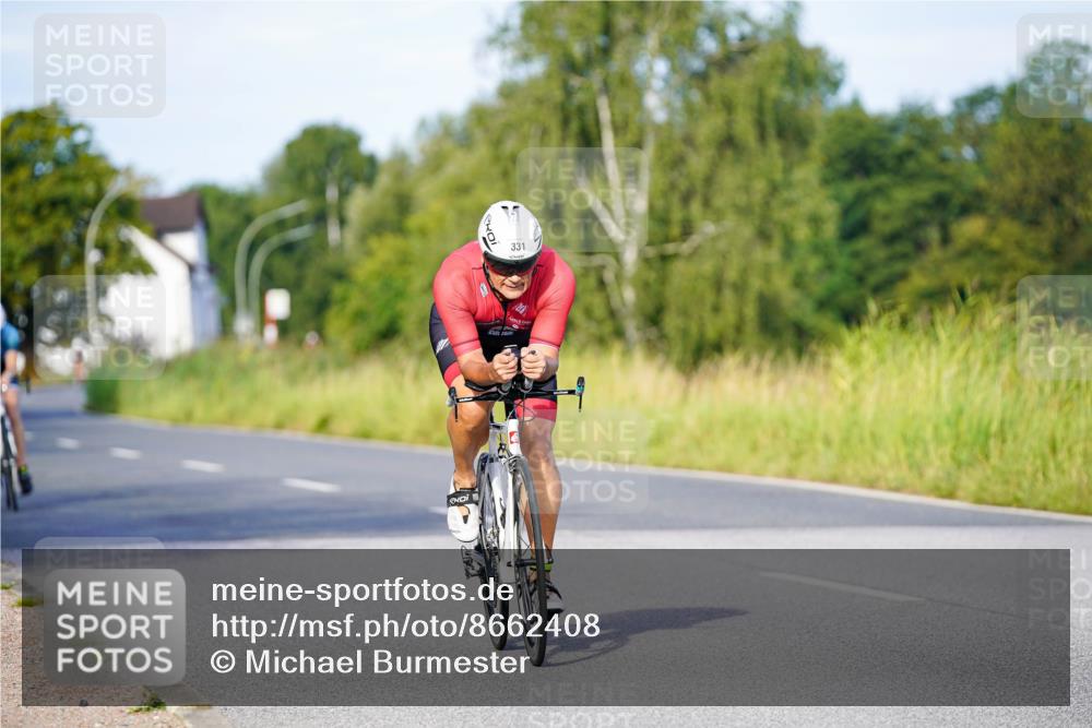 31.08.2025 - Elbe Triathlon Hamburg Michael Burmester http://msf.ph/oto/8662408 31.08.2025 09:09:50 Radfahren 331 meine-sportfotos.de