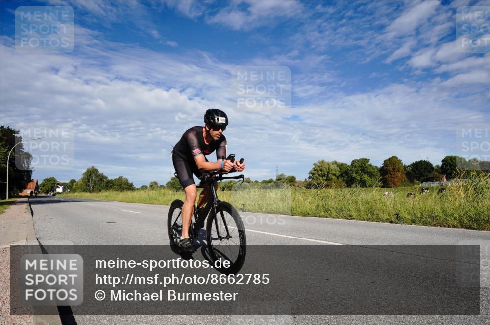 31.08.2025 - Elbe Triathlon Hamburg Michael Burmester http://msf.ph/oto/8662785 31.08.2025 09:27:03 Radfahren 197, 368 meine-sportfotos.de