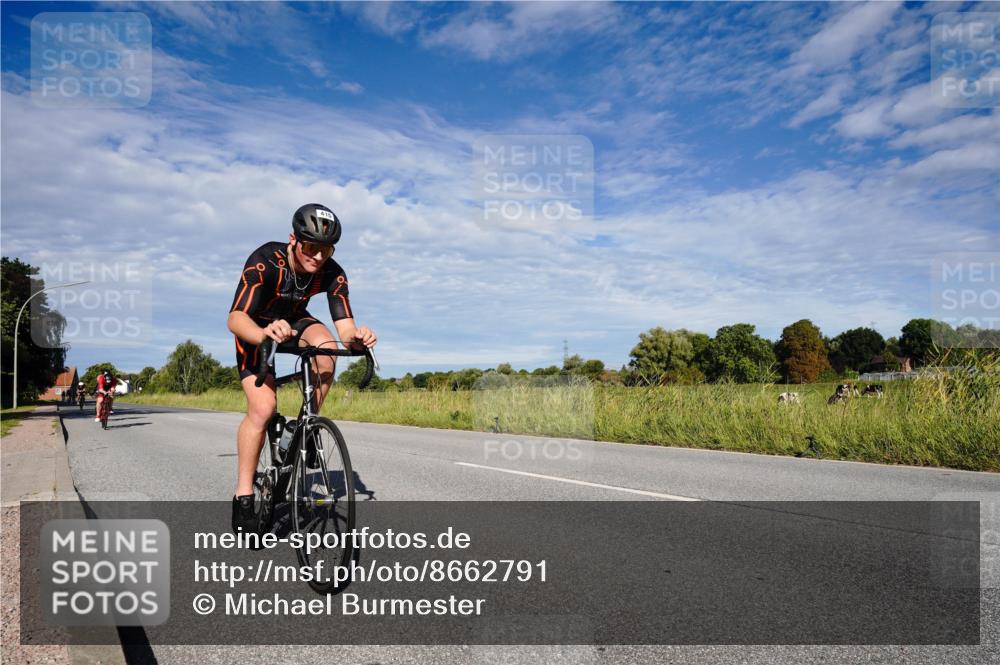 31.08.2025 - Elbe Triathlon Hamburg Michael Burmester http://msf.ph/oto/8662791 31.08.2025 09:27:12 Radfahren 168, 197, 258, 278, 415, 619 meine-sportfotos.de