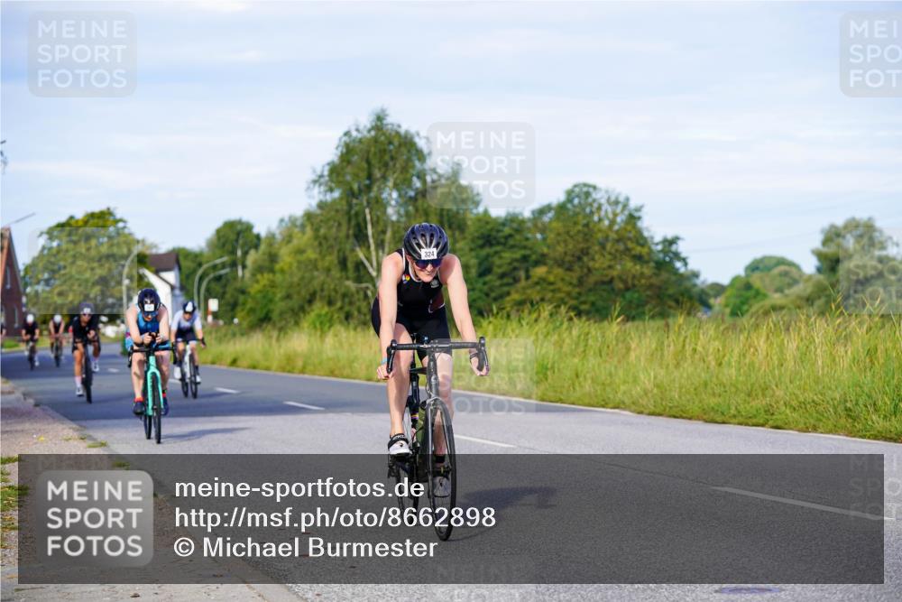31.08.2025 - Elbe Triathlon Hamburg Michael Burmester http://msf.ph/oto/8662898 31.08.2025 09:13:04 Radfahren 268, 269, 281, 298, 324, 507, 514 meine-sportfotos.de