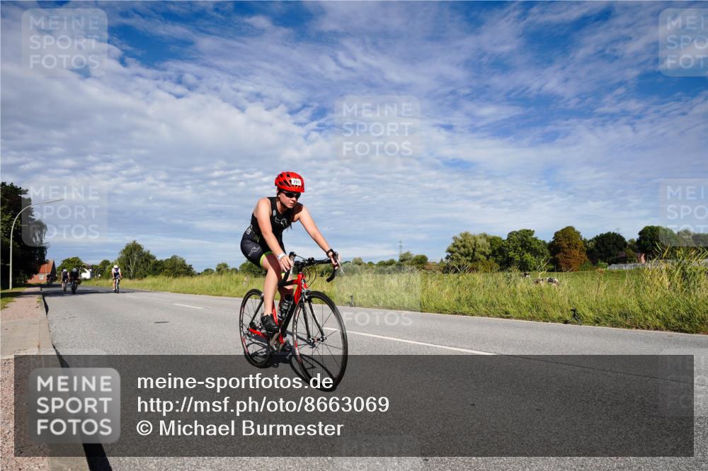 31.08.2025 - Elbe Triathlon Hamburg Michael Burmester http://msf.ph/oto/8663069 31.08.2025 09:31:55 Radfahren 291, 294, 329, 654, 750 meine-sportfotos.de