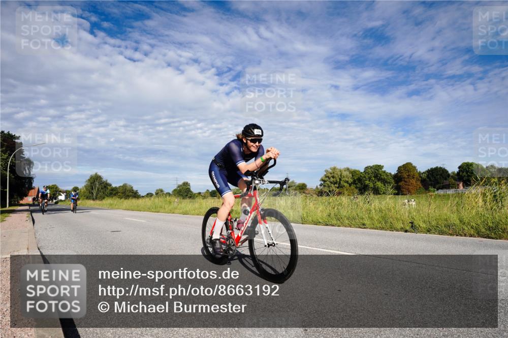 31.08.2025 - Elbe Triathlon Hamburg Michael Burmester http://msf.ph/oto/8663192 31.08.2025 09:33:38 Radfahren 173, 330, 340, 439, 494, 504, 589 meine-sportfotos.de