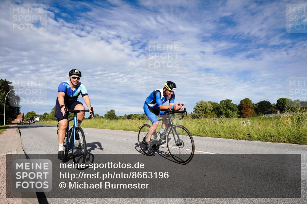 31.08.2025 - Elbe Triathlon Hamburg Michael Burmester http://msf.ph/oto/8663196 31.08.2025 09:33:40 Radfahren 173, 330, 439, 494, 504, 589 meine-sportfotos.de