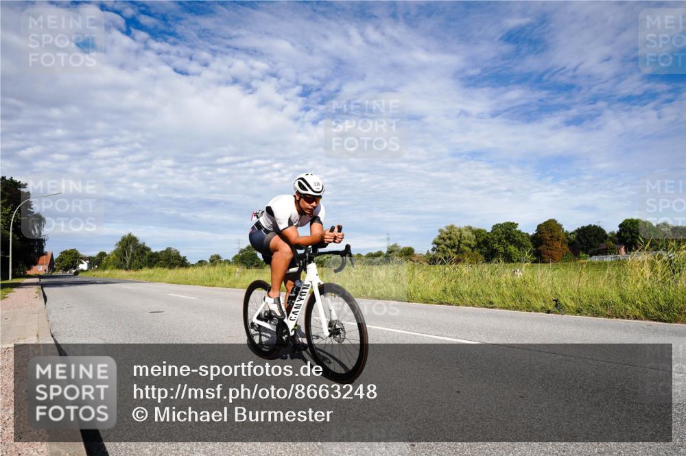 31.08.2025 - Elbe Triathlon Hamburg Michael Burmester http://msf.ph/oto/8663248 31.08.2025 09:34:40 Radfahren 228, 410 meine-sportfotos.de