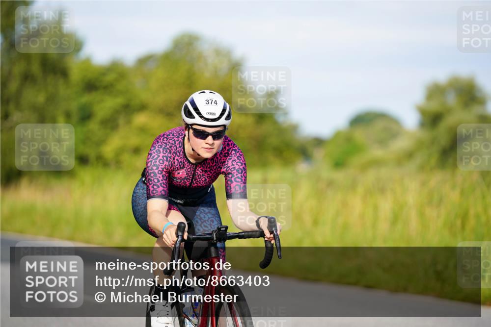 31.08.2025 - Elbe Triathlon Hamburg Michael Burmester http://msf.ph/oto/8663403 31.08.2025 09:16:26 Radfahren 374 meine-sportfotos.de