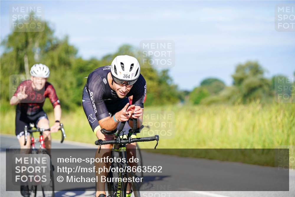 31.08.2025 - Elbe Triathlon Hamburg Michael Burmester http://msf.ph/oto/8663562 31.08.2025 09:18:09 Radfahren 332, 364, 495, 602 meine-sportfotos.de