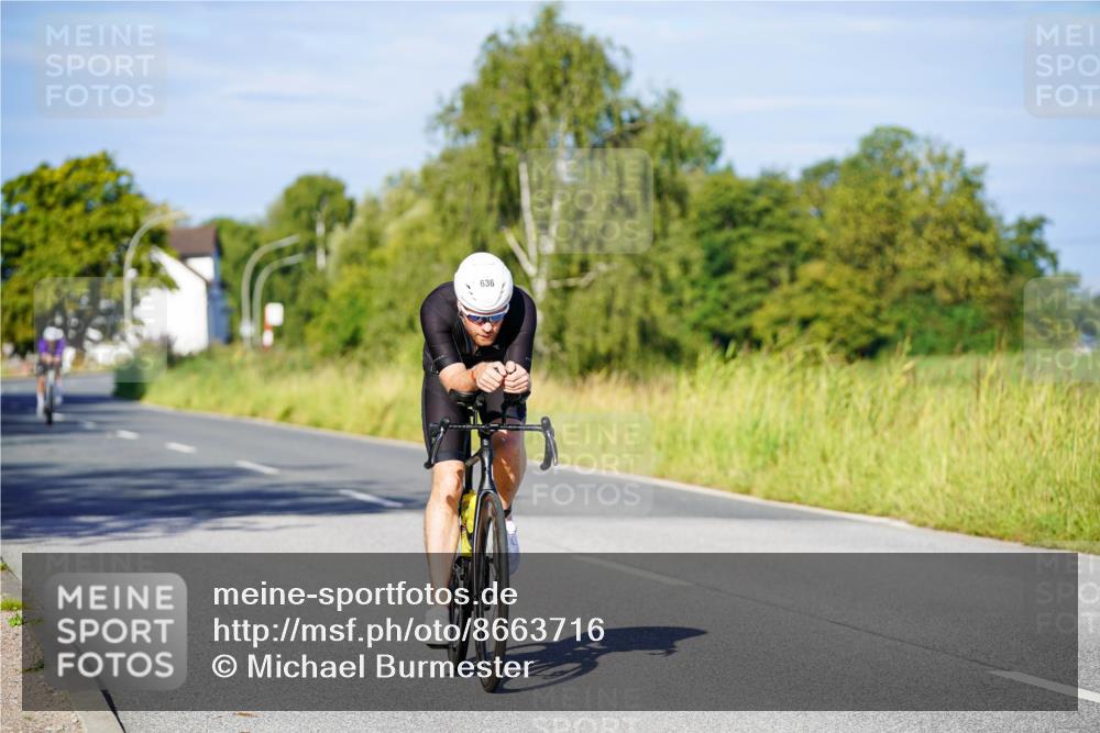 31.08.2025 - Elbe Triathlon Hamburg Michael Burmester http://msf.ph/oto/8663716 31.08.2025 09:19:30 Radfahren 222, 319, 526, 636, 646 meine-sportfotos.de