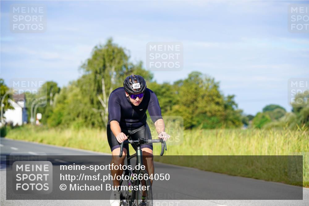 31.08.2025 - Elbe Triathlon Hamburg Michael Burmester http://msf.ph/oto/8664050 31.08.2025 09:21:52 Radfahren 255, 402 meine-sportfotos.de