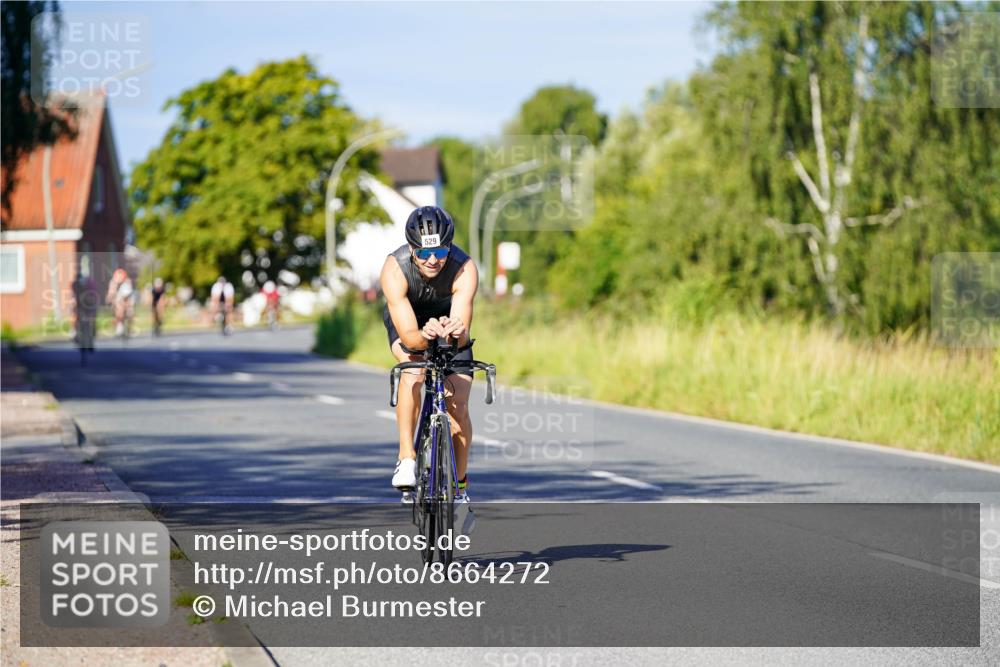 31.08.2025 - Elbe Triathlon Hamburg Michael Burmester http://msf.ph/oto/8664272 31.08.2025 09:23:31 Radfahren 234, 529 meine-sportfotos.de
