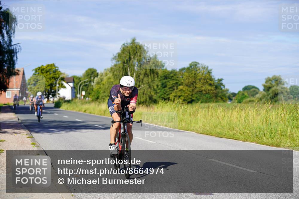 31.08.2025 - Elbe Triathlon Hamburg Michael Burmester http://msf.ph/oto/8664974 31.08.2025 09:27:15 Radfahren 168, 258, 278, 619, 678 meine-sportfotos.de
