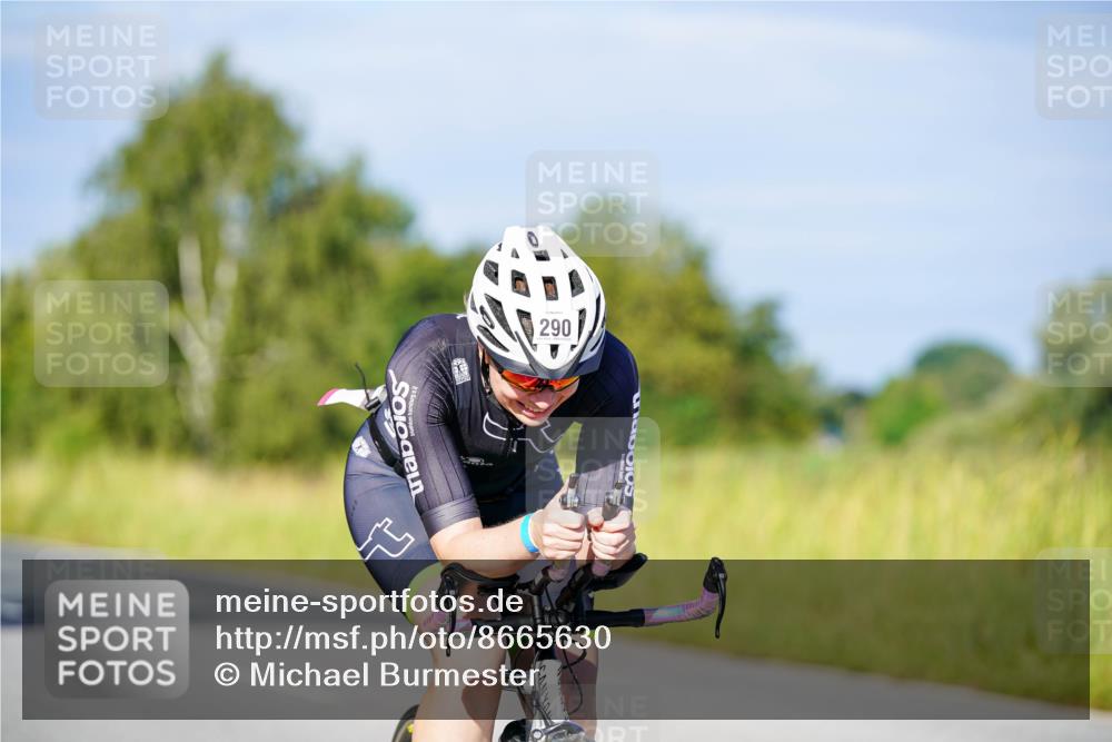 31.08.2025 - Elbe Triathlon Hamburg Michael Burmester http://msf.ph/oto/8665630 31.08.2025 09:31:14 Radfahren 290, 607 meine-sportfotos.de