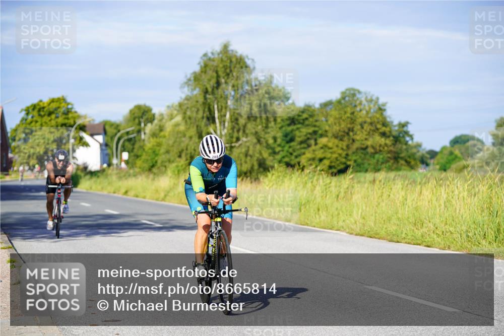 31.08.2025 - Elbe Triathlon Hamburg Michael Burmester http://msf.ph/oto/8665814 31.08.2025 09:32:19 Radfahren 284, 374, 635, 646, 717 meine-sportfotos.de