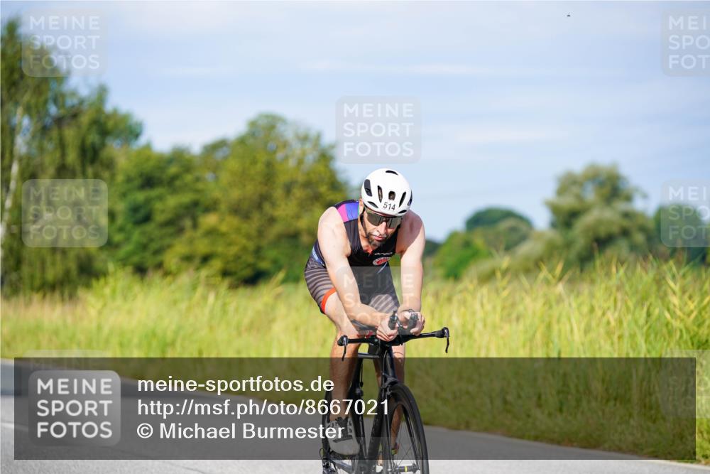 31.08.2025 - Elbe Triathlon Hamburg Michael Burmester http://msf.ph/oto/8667021 31.08.2025 09:39:45 Radfahren 388, 514 meine-sportfotos.de