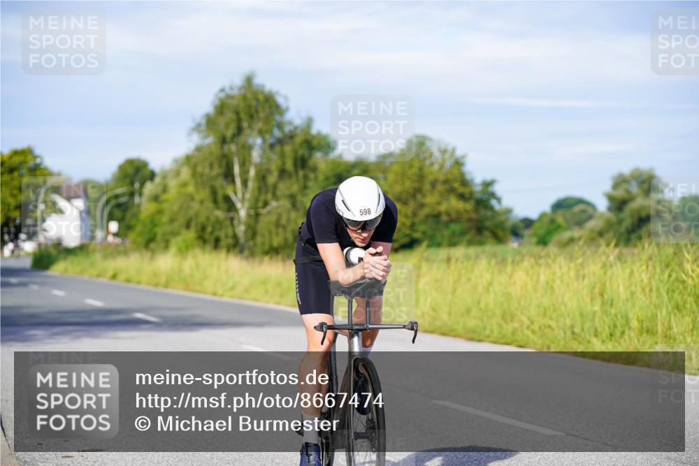 31.08.2025 - Elbe Triathlon Hamburg Michael Burmester http://msf.ph/oto/8667474 31.08.2025 09:42:29 Radfahren 269, 299, 598, 643 meine-sportfotos.de
