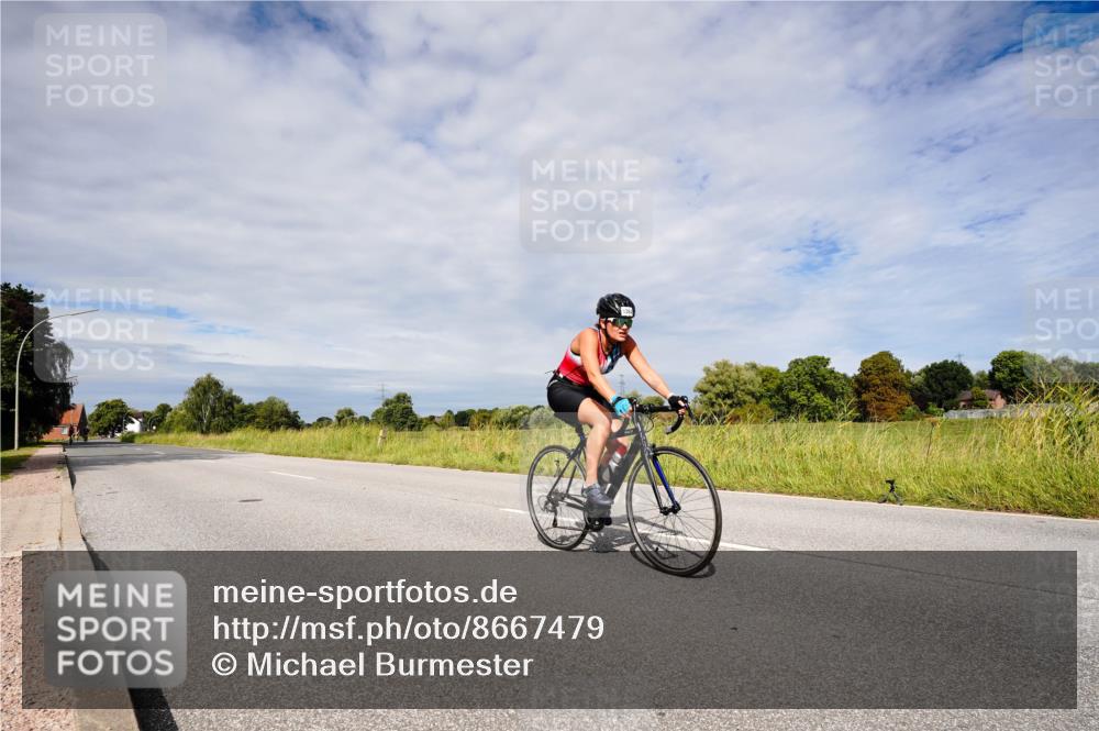 31.08.2025 - Elbe Triathlon Hamburg Michael Burmester http://msf.ph/oto/8667479 31.08.2025 10:50:00 Radfahren 886, 1364 meine-sportfotos.de