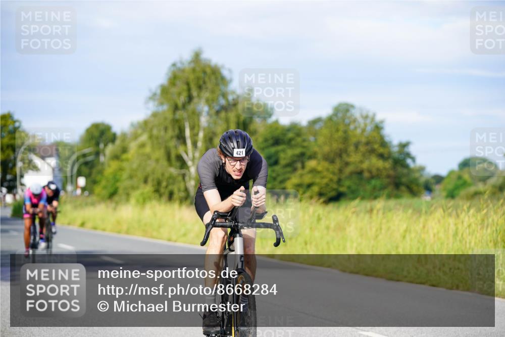 31.08.2025 - Elbe Triathlon Hamburg Michael Burmester http://msf.ph/oto/8668284 31.08.2025 09:46:29 Radfahren 419, 421, 439, 494, 599, 666, 909 meine-sportfotos.de