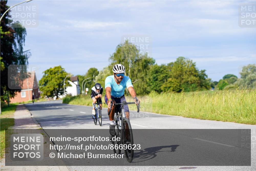 31.08.2025 - Elbe Triathlon Hamburg Michael Burmester http://msf.ph/oto/8669623 31.08.2025 09:53:45 Radfahren 379, 478, 483, 645 meine-sportfotos.de